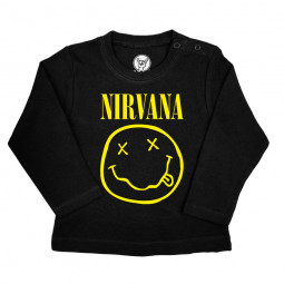 Nirvana (Smiley) - Dlouhé tričko pro miminka