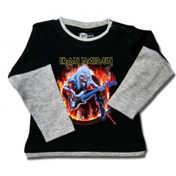 Iron Maiden (Fear Live Flame) - Skater tričko pro miminka