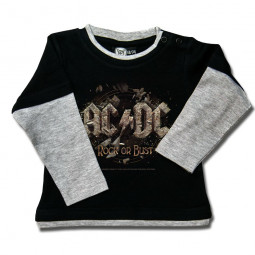 AC/DC (Rock or Bust) - Skater tričko pro miminka