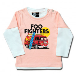 Foo Fighters (Van) - Skater tričko pro miminka - Růžové